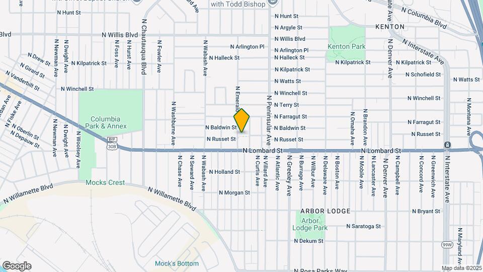 7578 N Emerald Ave Map and Location Details