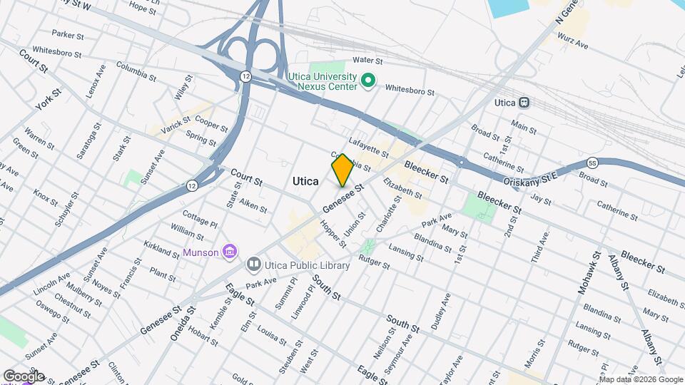236 Genesee St, Unit 236-B Map and Location Details