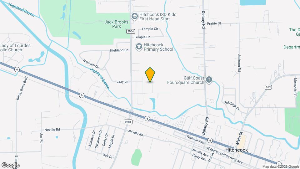 6206 Lacey Oak Dr Map and Location Details