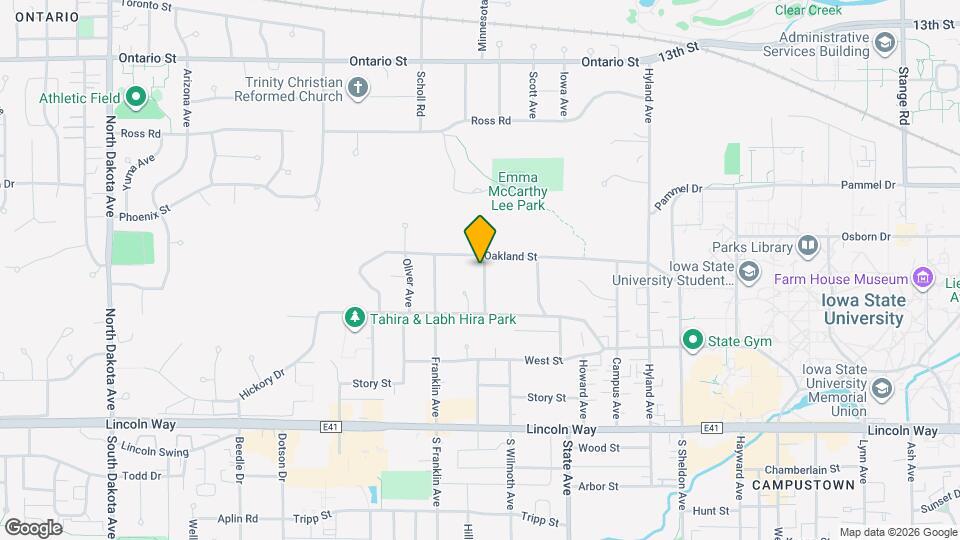 435 Hawthorne Ave Map and Location Details