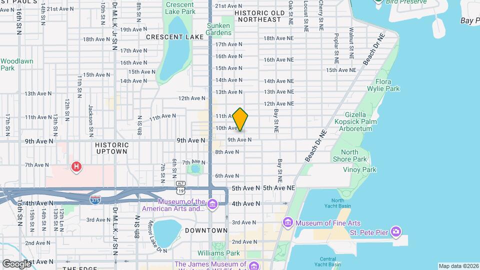 209 1/2 9th Ave N Map and Location Details