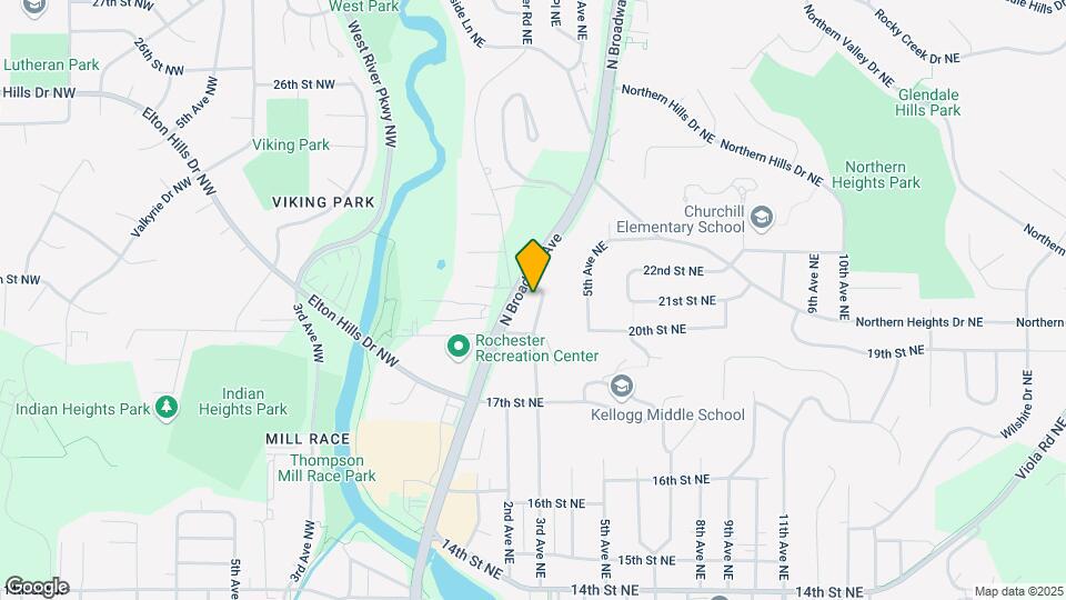 1929 3rd Ave NE, Unit #1 Map and Location Details