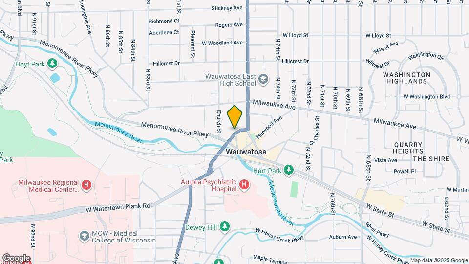 1465 Underwood Ave Map and Location Details