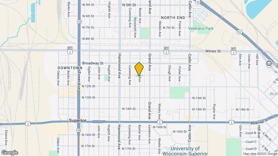 1107 Baxter Ave Mapa y Detalles de la Ubicación