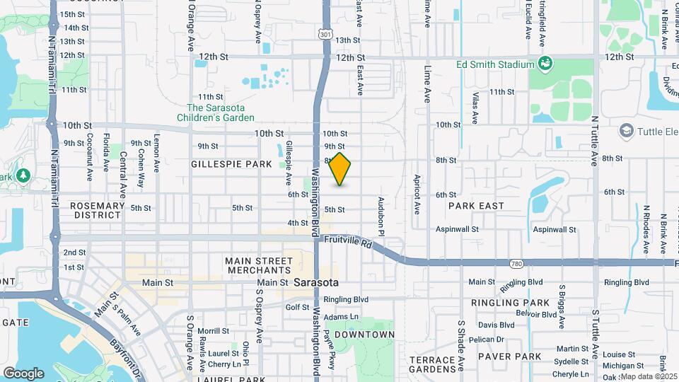 2047 6th St Map and Location Details