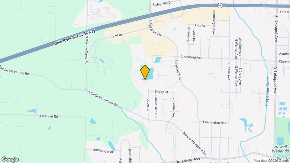 5119 Hidden Lake Dr Map and Location Details