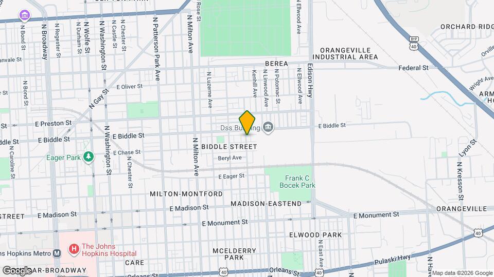 1099 N Kenwood Ave Map and Location Details