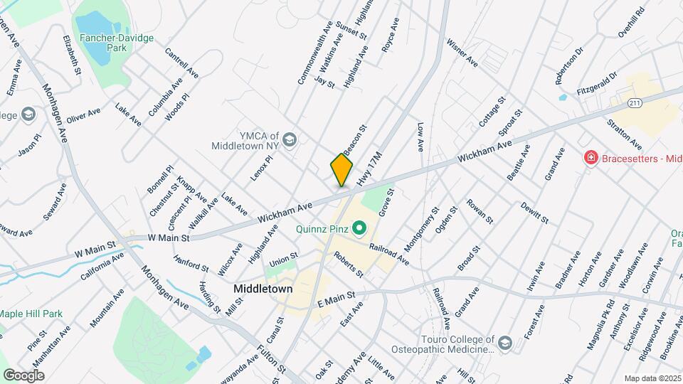 54-62 Linden Ave Mapa y Detalles de la Ubicación
