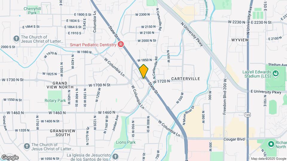 1643 Willowbrook Dr Map and Location Details