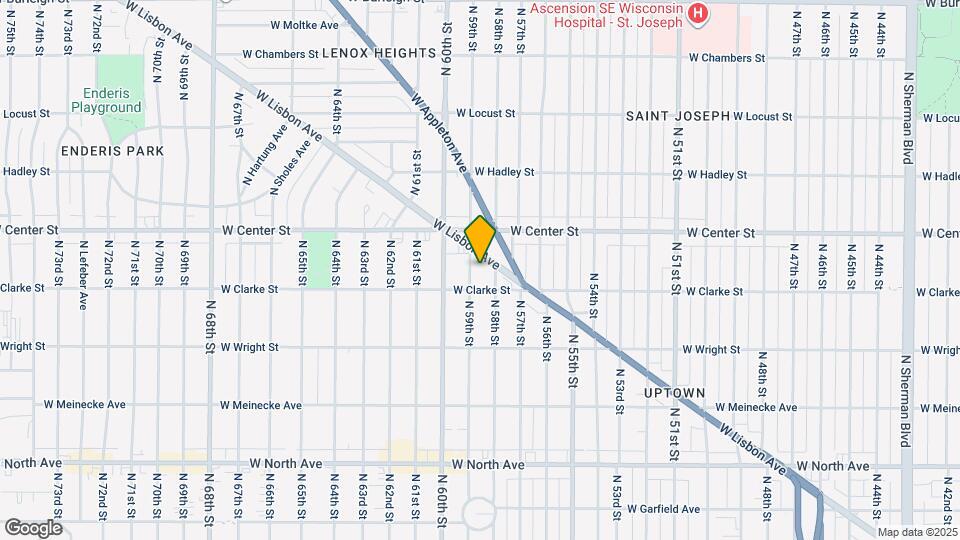 2628-2630 N 59th St, Unit 2 Map and Location Details
