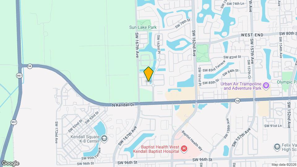 8525 SW 165th Pl Map and Location Details
