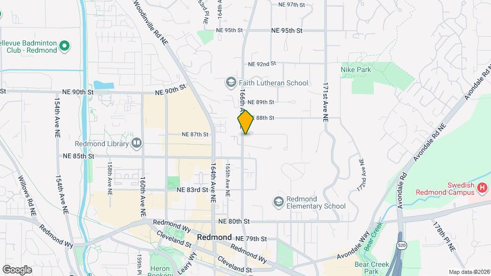 16605 NE 87th St Map and Location Details