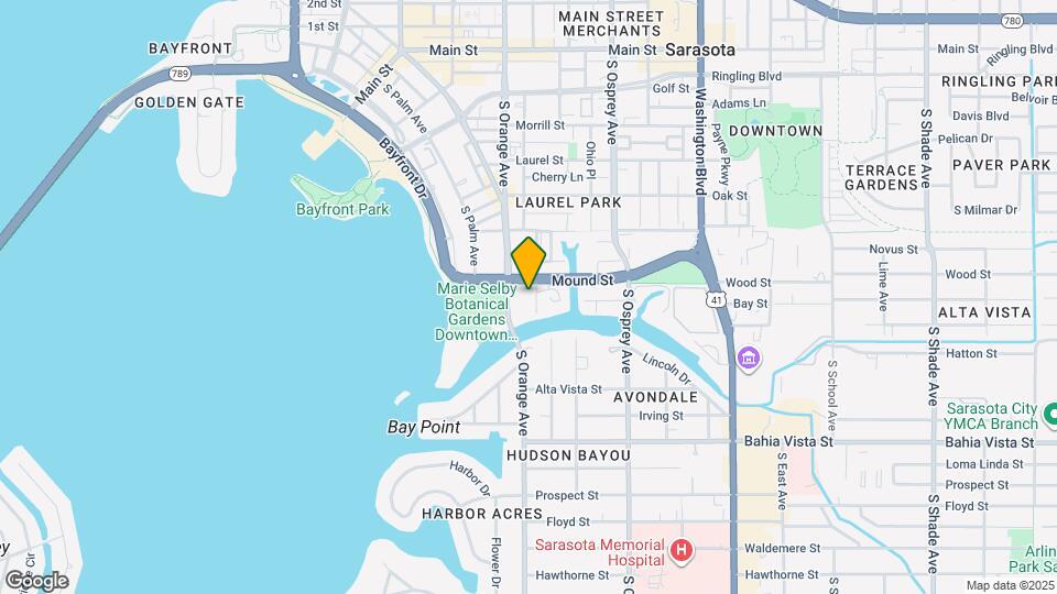 800 Hudson Ave Map and Location Details