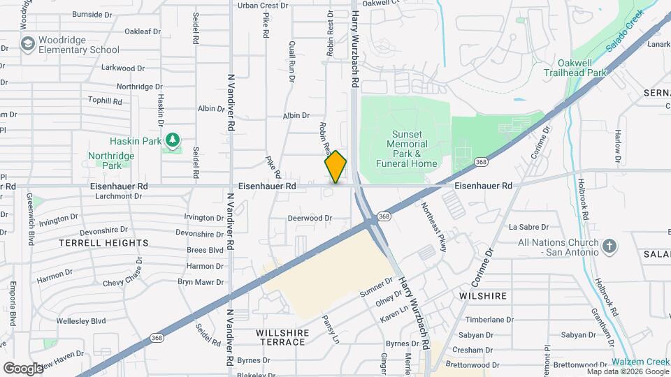 3202 Eisenhauer Rd Map and Location Details