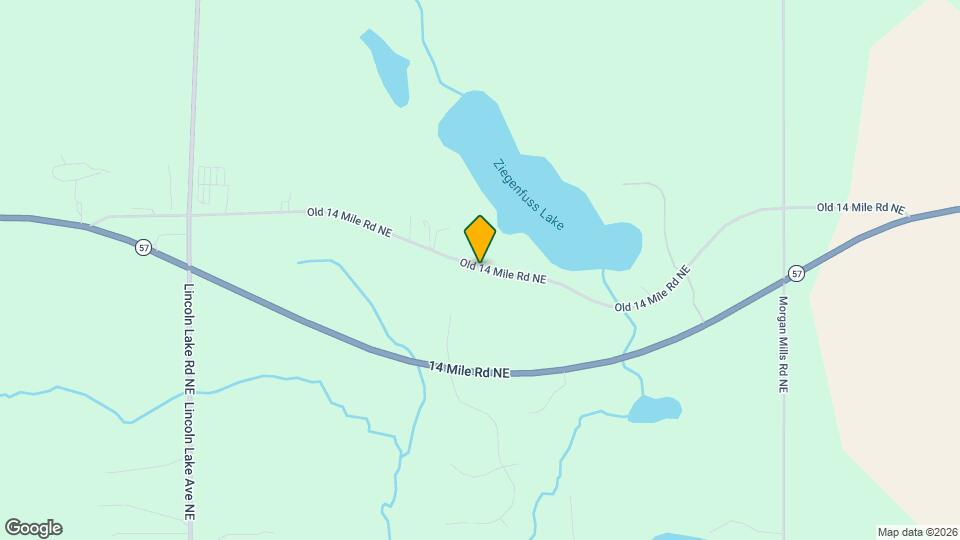 13272 Old 14 Mile Rd NE Map and Location Details