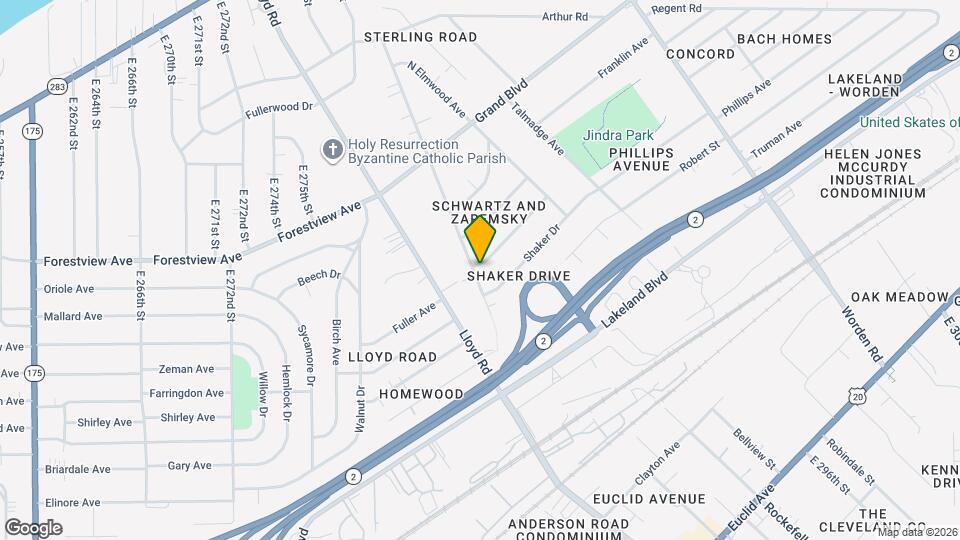 953 Bryn Mawr Ave, Unit 1 Map and Location Details