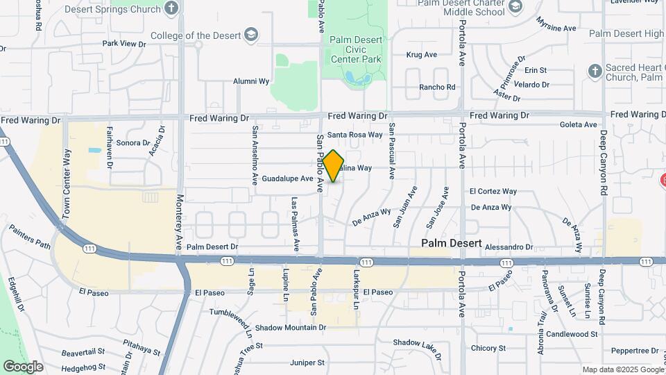 44457 San Rafael Ave Mapa y Detalles de la Ubicación