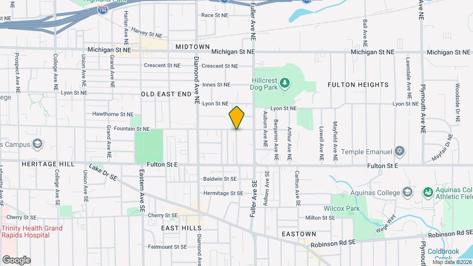 1120 Fountain St NE Map and Location Details