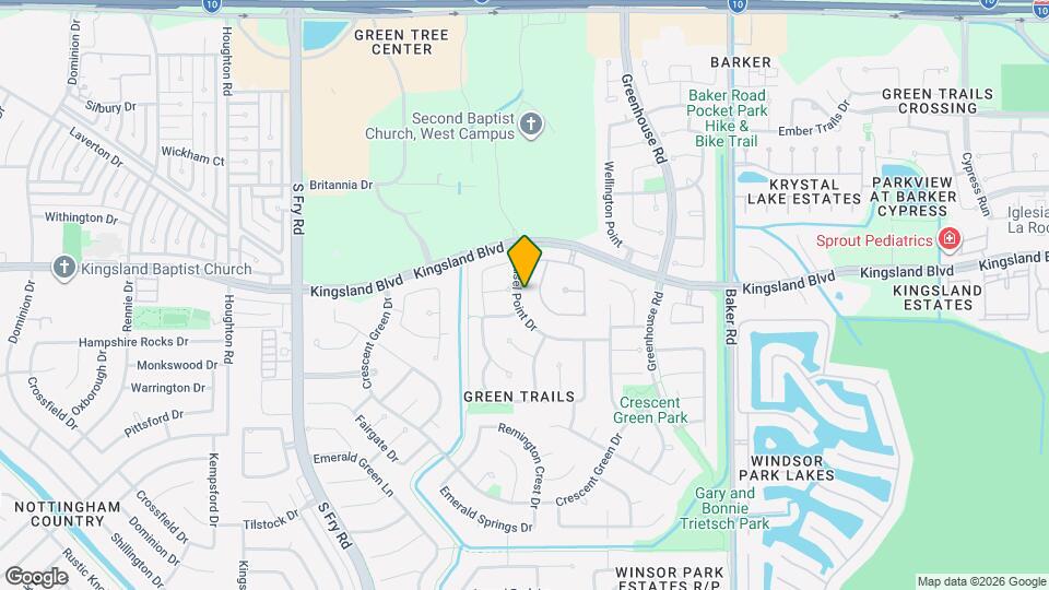 815 Chisel Point Dr Map and Location Details