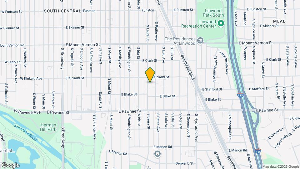 2222 S Laura St Map and Location Details