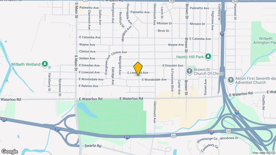 1910 Thornapple Ave Map and Location Details