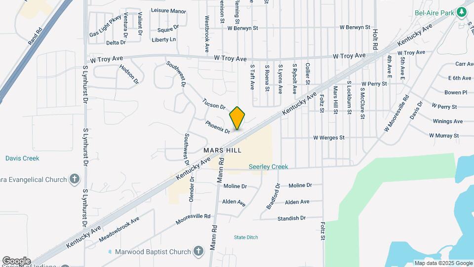 4333 Phoenix Dr Map and Location Details
