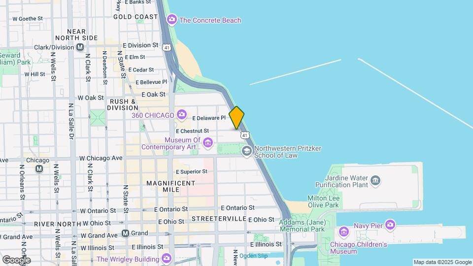 850 N Lake Shore Dr Map and Location Details