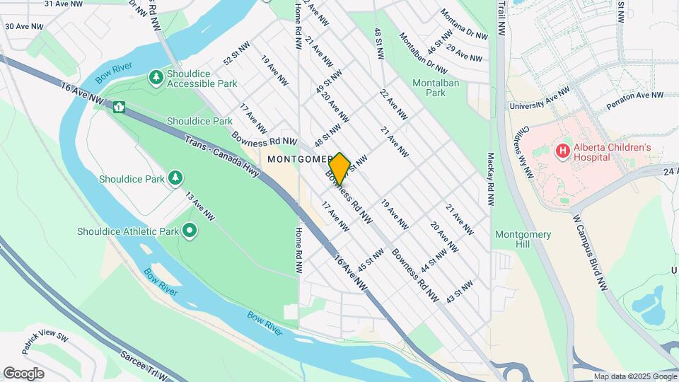 4733 Bowness Rd NW Map and Location Details