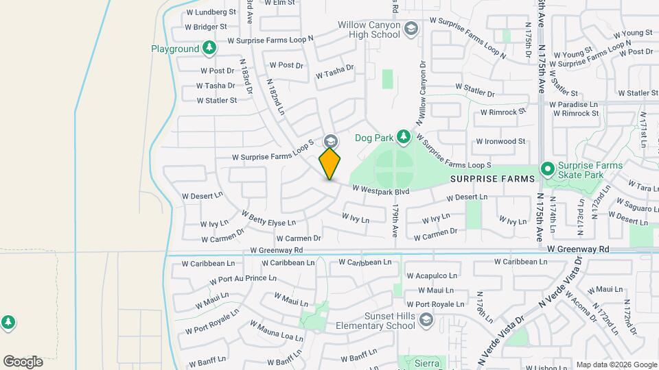 18089 W Westpark Blvd Map and Location Details