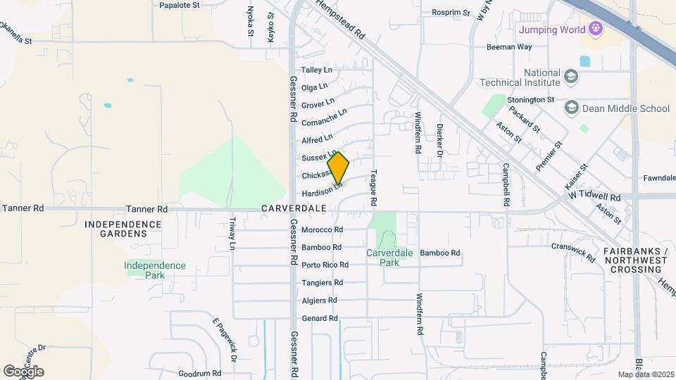 10055 Hardison Ln Map and Location Details
