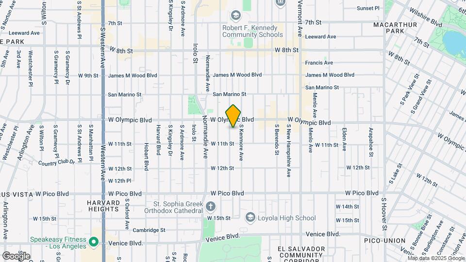 1028 Fedora St Map and Location Details