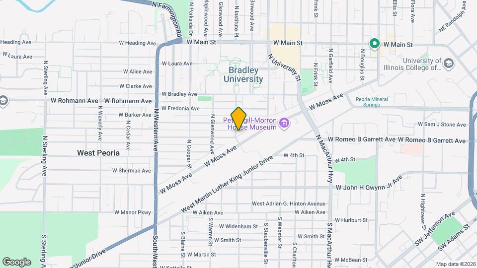 500 N Institute Pl Map and Location Details