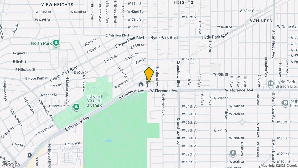7116 West Blvd Map and Location Details
