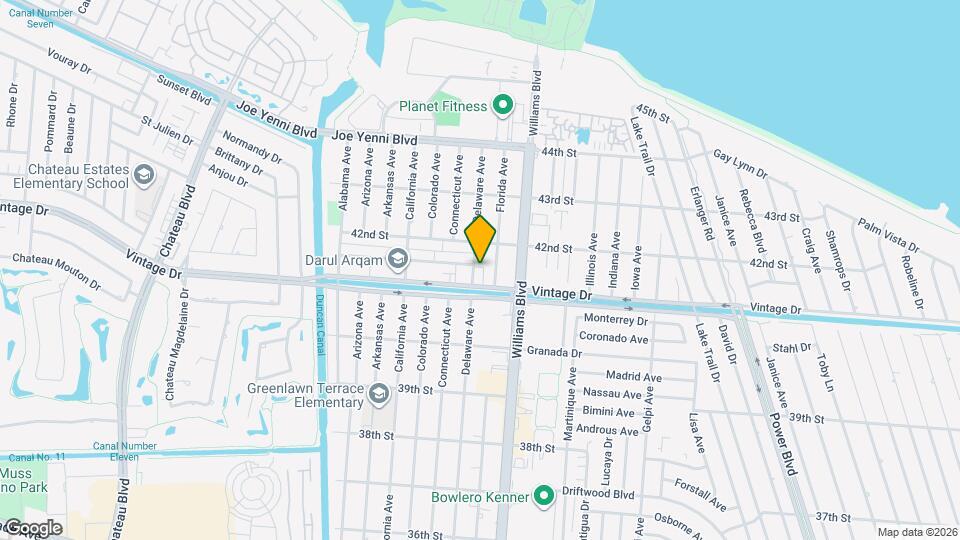 4116 Delaware Ave Mapa y Detalles de la Ubicación