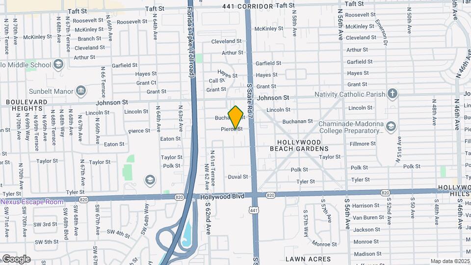 6032 Pierce St Mapa y Detalles de la Ubicación