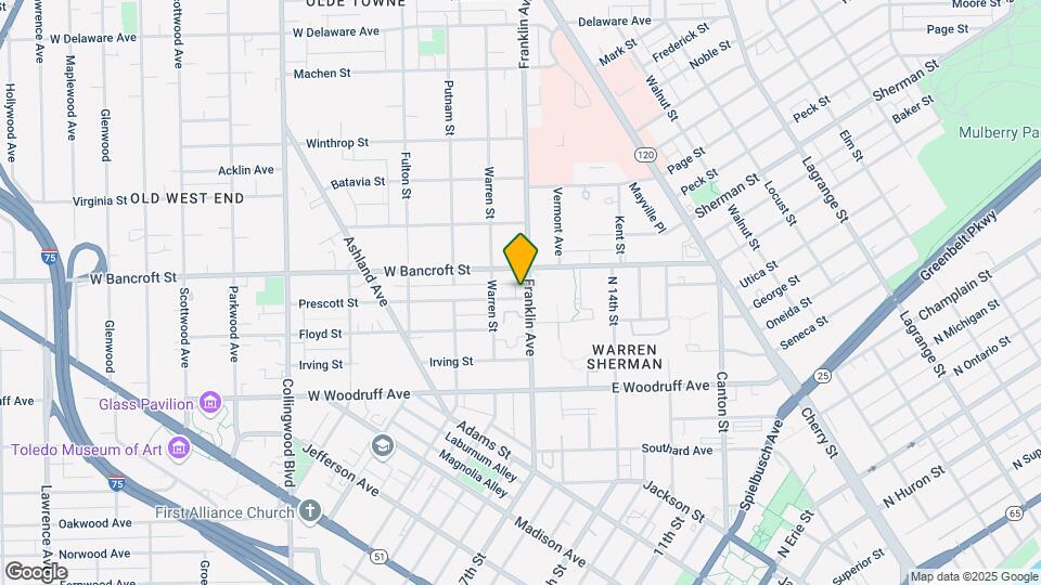 2129 Franklin Ave Map and Location Details