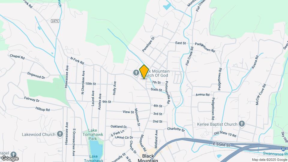 809 Montreat Rd Map and Location Details