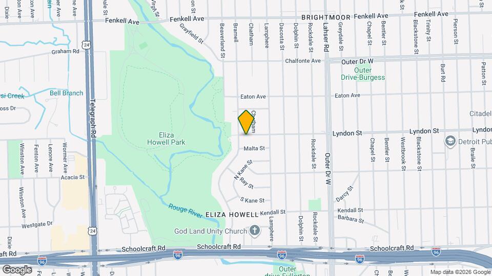 22531 Lyndon St Map and Location Details