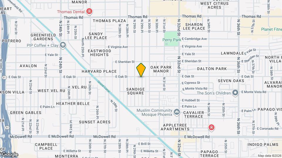 2242 N 29th Pl Map and Location Details