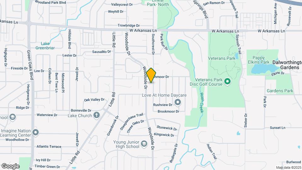 2608 Southcrest Dr Map and Location Details
