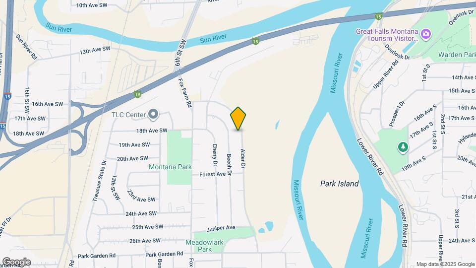 1726 Alder Dr Map and Location Details