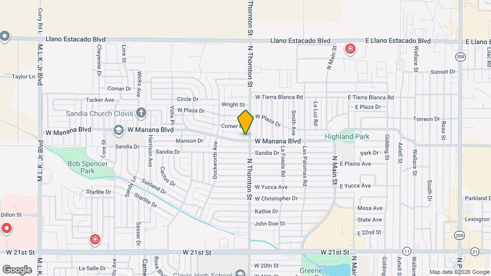 700 W Manana Blvd Mapa y Detalles de la Ubicación