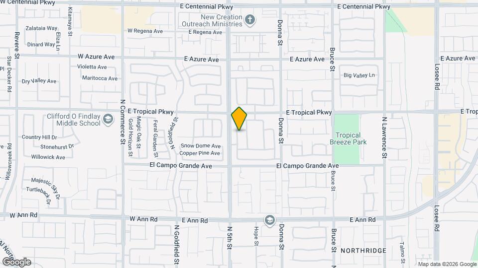 5920 N Buckwood Mote St Map and Location Details