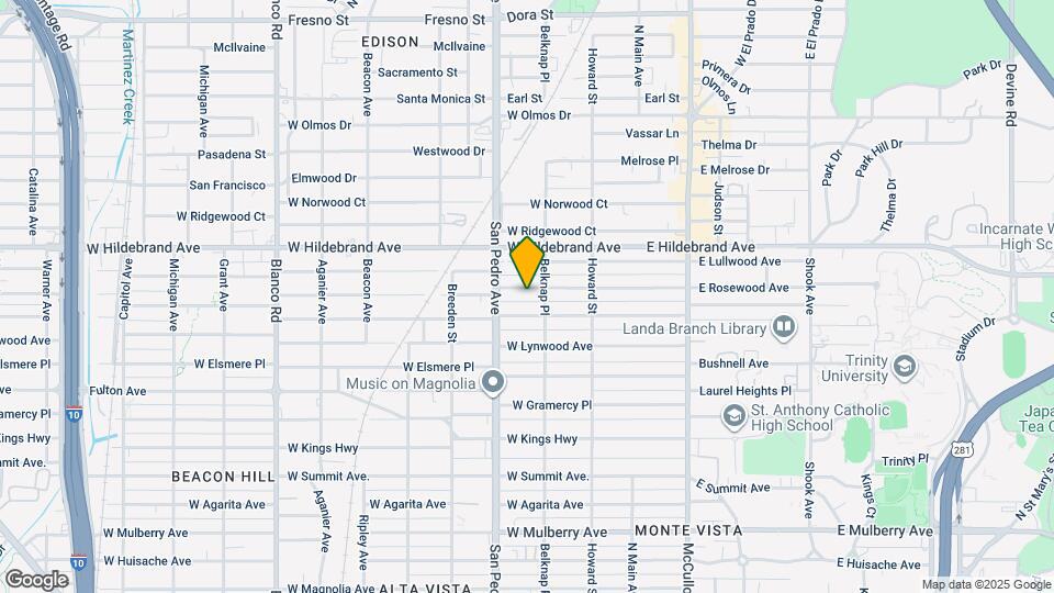 318 W Rosewood Ave Map and Location Details
