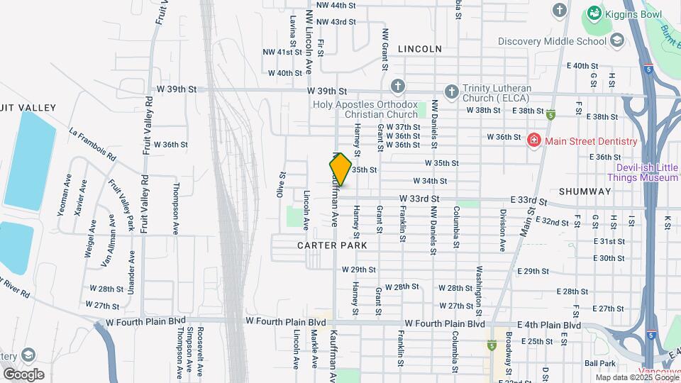 3303-3305 Kauffman Ave Map and Location Details