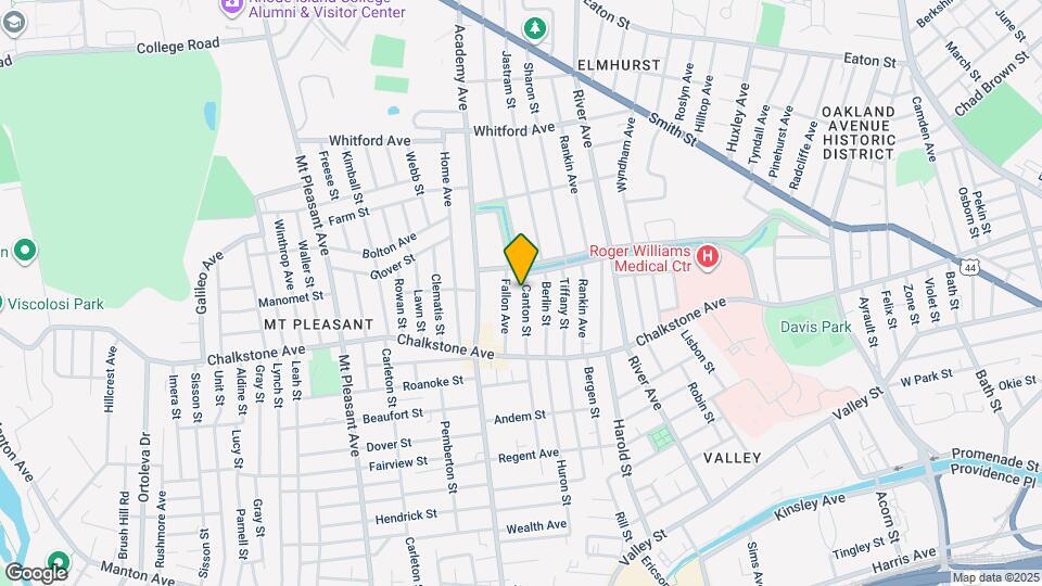 184 Canton St Map and Location Details