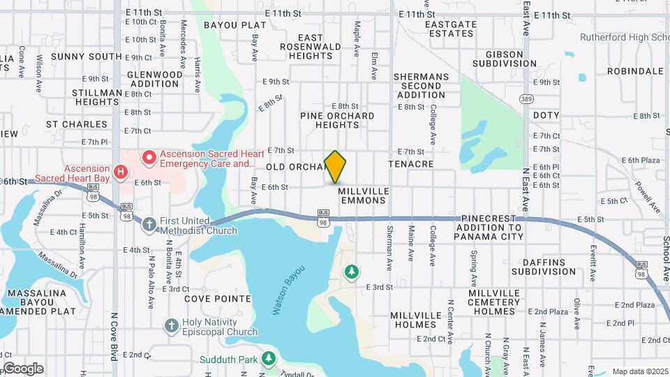 1706 E 6th St Map and Location Details