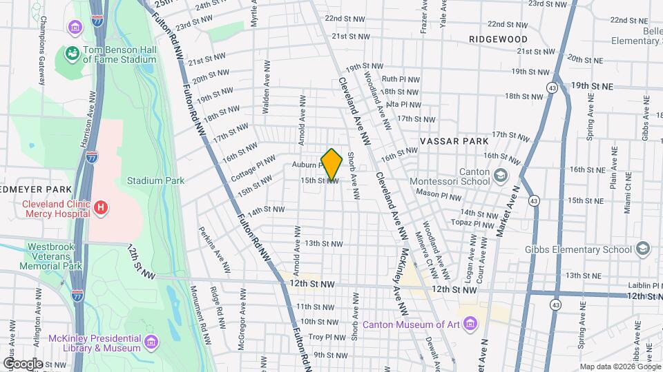 1010 15th St NW Map and Location Details