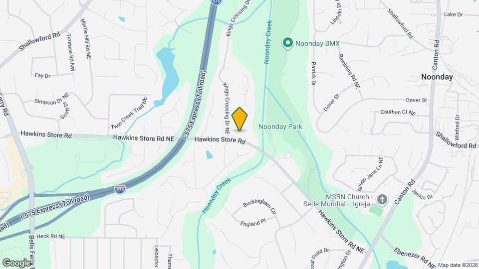 312 New Crossing Trail E Map and Location Details