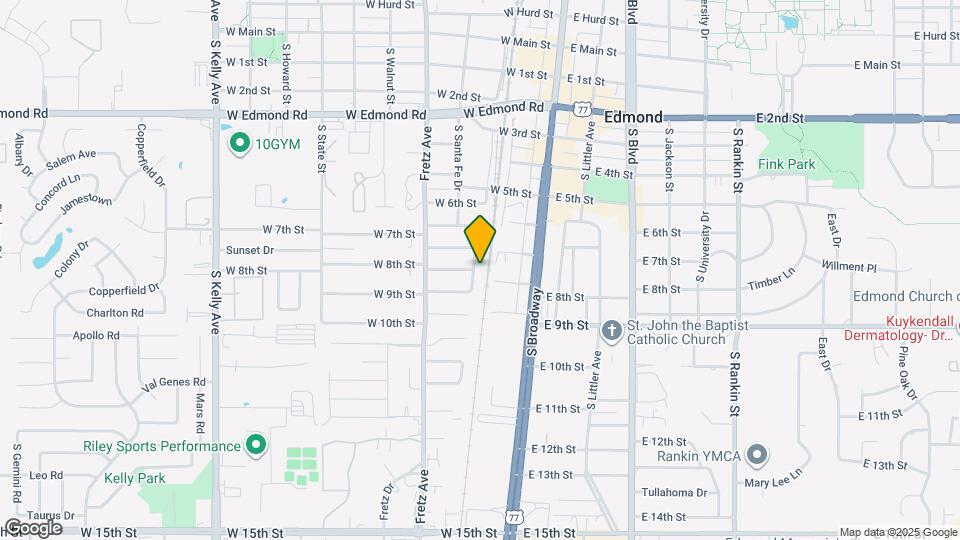 816 S Santa Fe Dr Map and Location Details